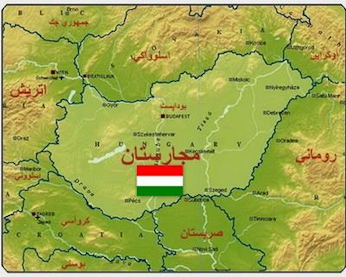 نقشه مجارستان