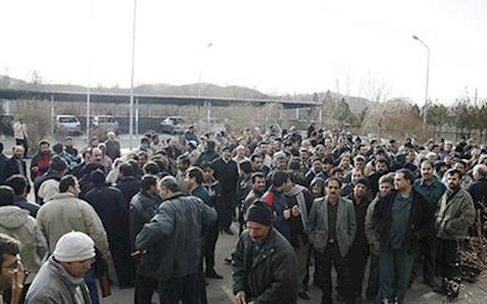 تظاهرات کارگران در زنجان- آرشیو