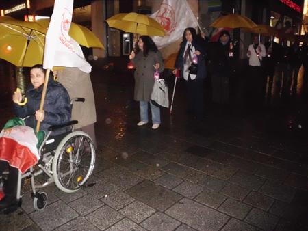 آکسیون اعتراضی در وین علیه اعدام