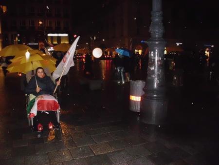 آکسیون اعتراضی در وین علیه اعدام