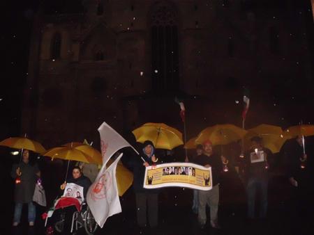 آکسیون اعتراضی در وین علیه اعدام