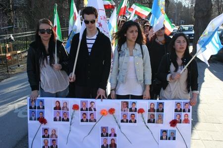 تظاهرات ایرانیان آزاده در استکهلم