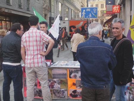 آکسیون ایرانیان آزاده در وین