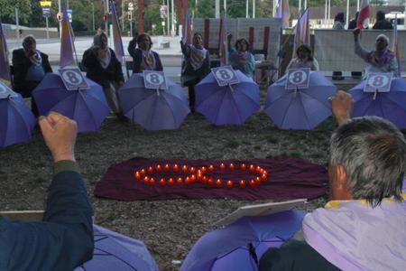 هشتمین روز تحصن ایرانیان آزاده در ژنو