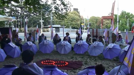 هشتمین روز تحصن ایرانیان آزاده در ژنو