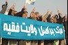 مجاهدان اشرف با شعار بیا بیا و مرگ بر اصل ولایت فقیه در برابر مزدوران رژیم پایداری می‌کنند