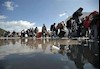 انتقال مهاجرینی که از لیبی به تونس گریخته اند