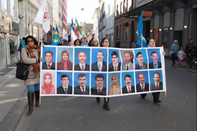 تظاهرات ایرانیان آزاده در کپنهاک 