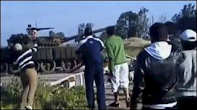 تهاجم به شهرهای سوریه با زرهی های ارتش سوریه - آرشیو