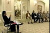 چدیدترین عکس از قذافی در یک نشست در طرابلس