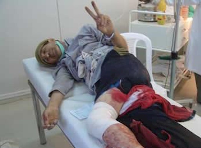 یکی از مجروحان حمله نیروهای مالکی به اشرف