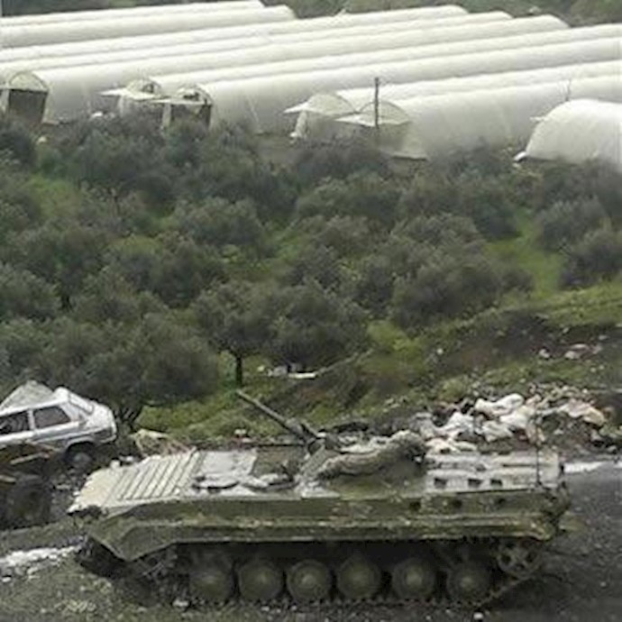 تانکهای ارتش سوریه در بانیاس