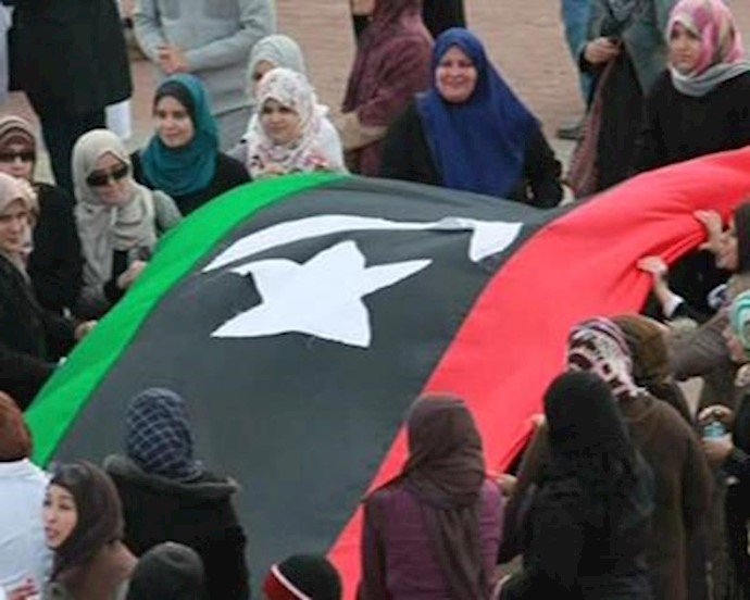 لیبی - تظاهرات زنان بنغازی