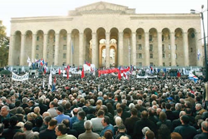 تظاهرات مردم گرجستان- آرشیو 