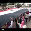 تظاهرات علیه حکومت سوریه در شهر حماه