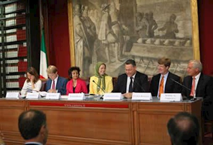 اجلاس پارلمانی با حضور خانم  مریم رجوی در رم  -ایتالیاتیر90