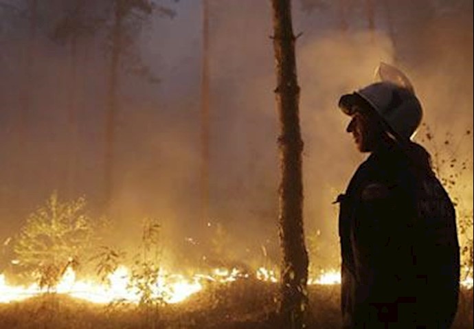 آتش‌سوزی جنگلی روسیه