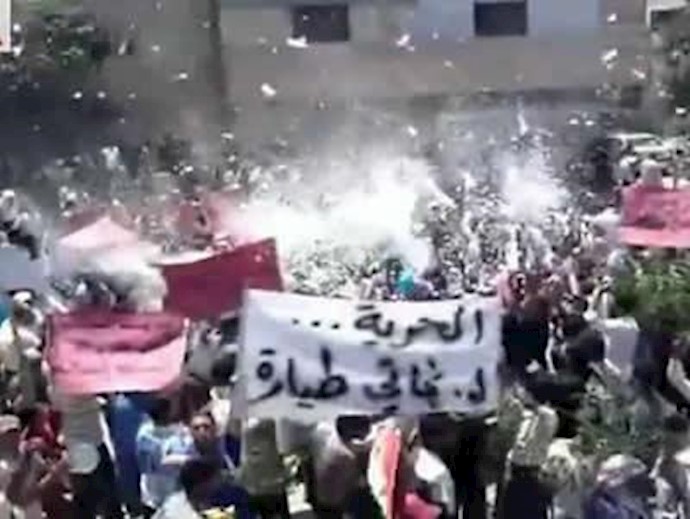 تظاهرات مردم سوریه علیه بشار اسد در جمعه اسرای آزادی