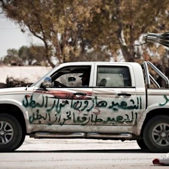 خودروی موشک‌انداز انقلابیون لیبی