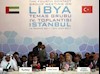 نمایندگان کشورهای عضو گروه تماس در مورد لیبی در جلسه استانبول