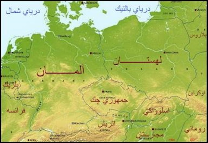 نقشه آلمان 