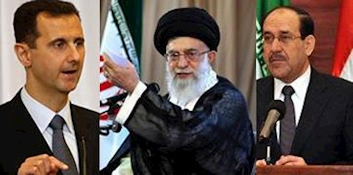 سه دیکتاتوردر نگرانی از سرنگونی حتمی- مالکی - خامنه ای  - بشار اسد