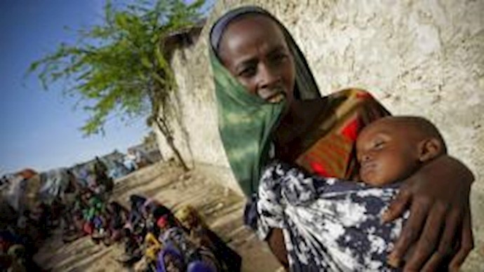 کودکان در چنگال مرگ از قحطی و گرسنگی در سومالی 