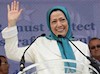 مریم رجوی برای متحصنین ژنو سخنرانی میکند