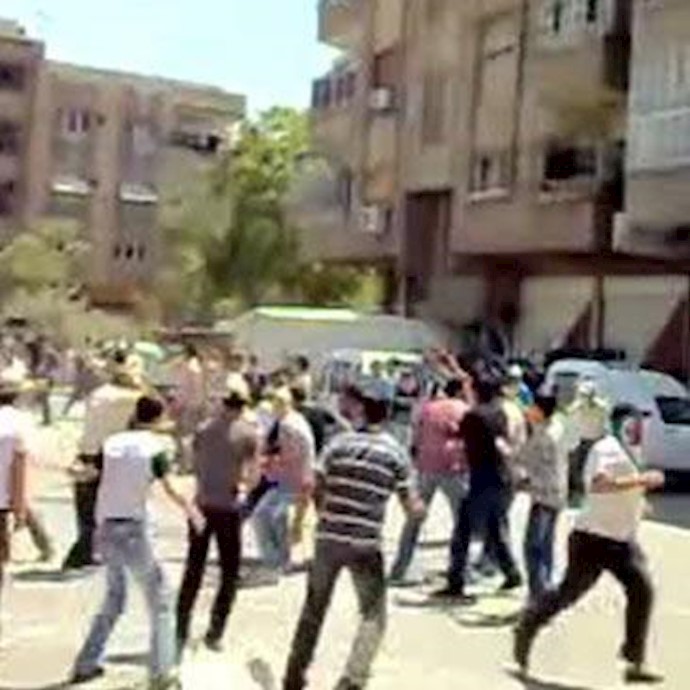 تظاهرات در دمشق