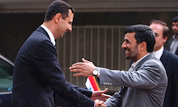 بشار اسد و احمدی نژاد 