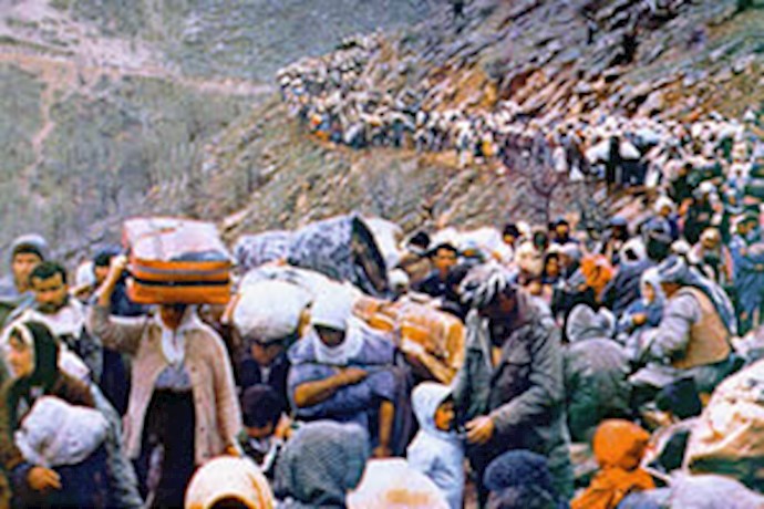 توپ باران کردستان عراق، باعث آوارگی بسیاری از ساکنان منطقه مرزی گردیده است - آرشیو