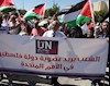 تظاهرات فلسطینی‌ها در رام‌الله