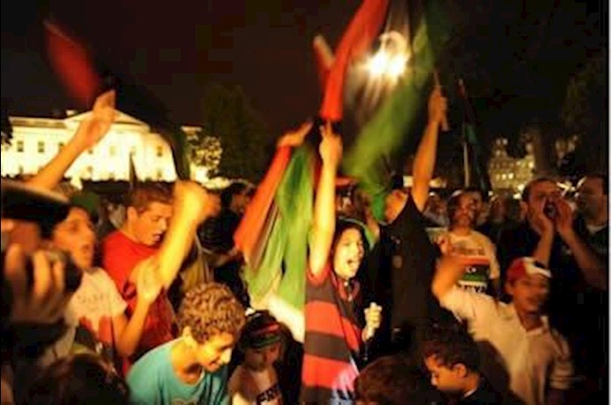 شادی مردم لیبی در پی سقوط طرابلس