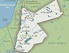 نقشه اردن