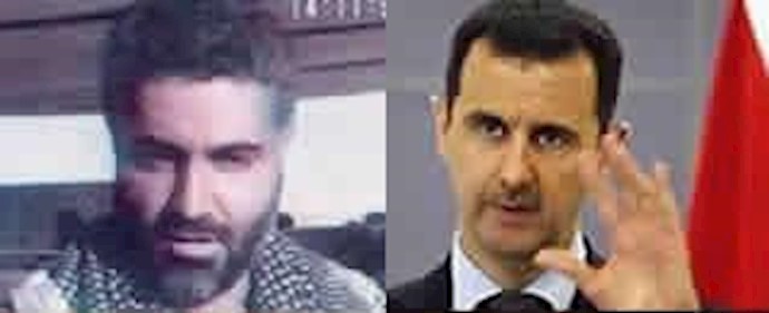 پاسدار جنایتکار قاسم سلیمانی و دیکتاتور سوریه بشار اسد