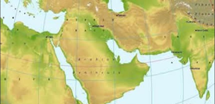 نقشه عربستان