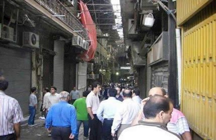 اعتصاب در بازار تهران
