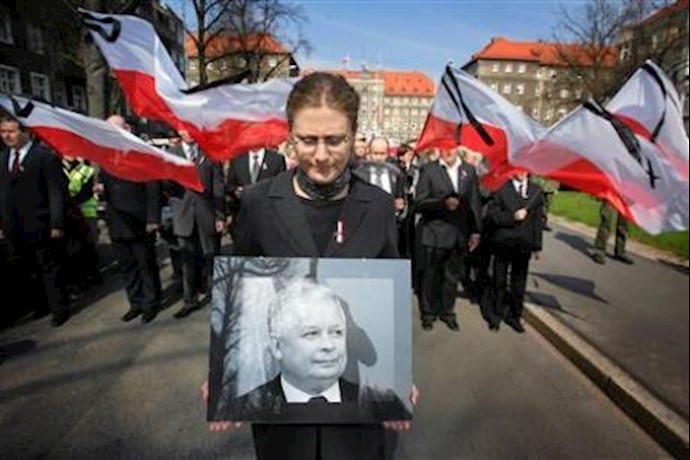 مراسم تشییع  رئیس جمهور سابق لهستان