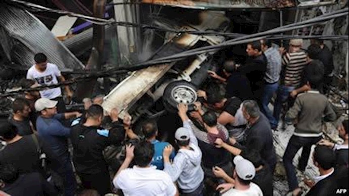 خودرو بمب‌گذاری شده در حومه دمشق