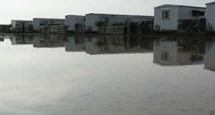 آب گرفتگی در کمپ لیبرتی