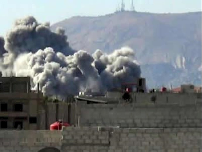 بمباران شهرهای سوریه توسط بشار اسد