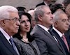 محمود عباس و سلام فیاض در مراسم کریسمس در بیت لحم