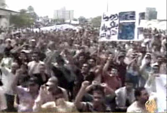 تظاهرات خشمگینانه مردم مدینه الصدر بغداد علیه بی کفایتی مالکی - آرشیو