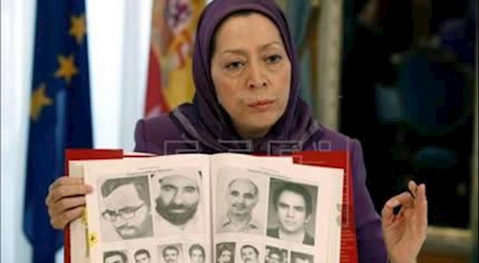 مریم رجوی رئیس جمهور برگزیده مقاومت ایران  - اسپانیا
