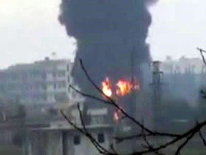 حمص در زیر آتش توپ باران بشار اسد - آرشیو