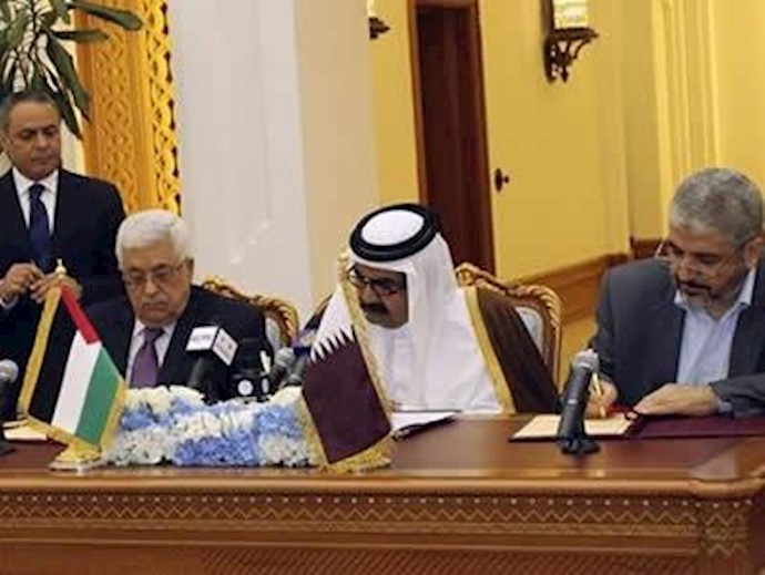 توافق محمود عباس و خالد مشعل در دوحه