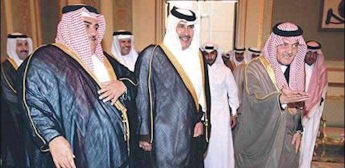 نخست وزیر قطر و وزیر خارجه عربستان