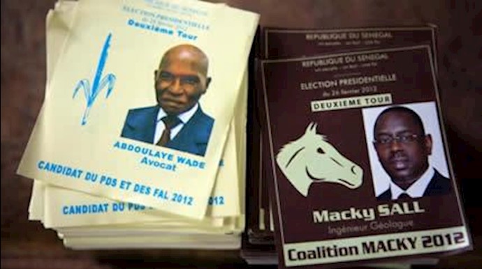 ماکیسا نخست‌وزیر سابق  و عبدالله واد کاندیداهای ریاست جمهوری سنگال
