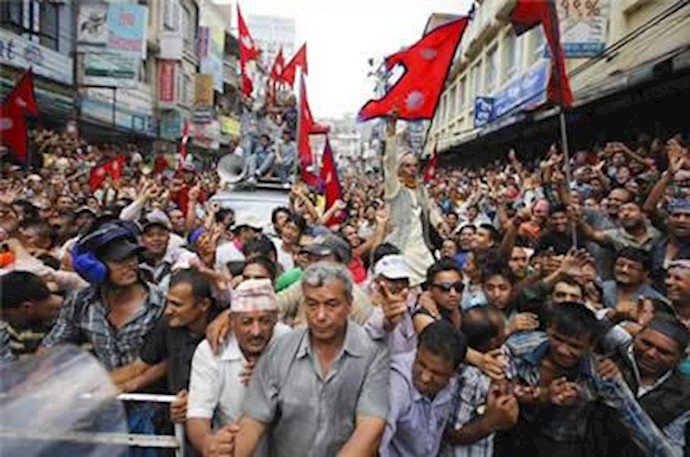 تظاهرات گسترده در نپال