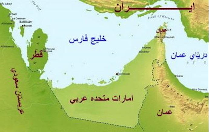 نقشه امارات متحده عربی